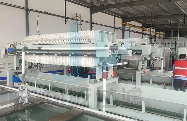 Revolutionizing Metal Pretreatment Wastewater Management: Indonesian Client Enhances Efficiency with 60m² Automatic Filter Presses